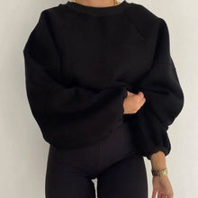 Everlee - Trendiger Pullover - Übergroße Passform – Schwarz