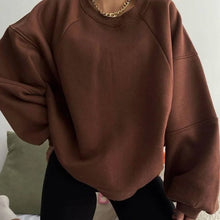Everlee - Trendiger Pullover - Übergroße Passform – Braun