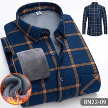 Flemming - Lässiges, dickes, warmes Herrenhemd für Herbst und Winter – Orange