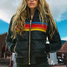Frederikke - Pufferjacke für Frauen – Schwarz