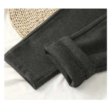 Halley - Formelle Tweed-Hose - Hochtaillierter Stil – Schwarz