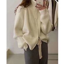 Halsey - Strickjacke mit Reißverschluss - Herbst-Outerwear – Cremeweiß