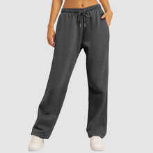 Juniper - Lässige Jogginghose - Weites Bein – Dunkelgrau