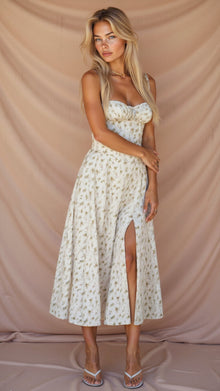 Kiana | Taillenkleid – Grün