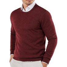 Kolby - Slim-Fit-Pullover - Moderner Minimalismus – Rot