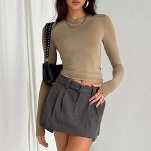 Lalika - Langarmhemd - Slim-Fit Stil – Khaki