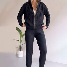Maren - Strickset für Frauen – Schwarz