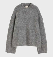 Merryn - Flauschiger Pullover - Herbstmode – Grau