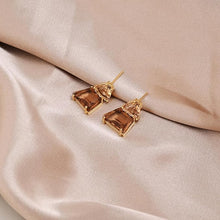 Micara - Amber Prism - Ohrringe – Bronze