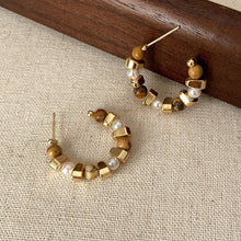 Micara - Earthy Elegance - Ohrringe – Braun