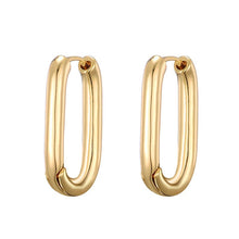 Micara - Elegant Oval - Ohrringe – Gold
