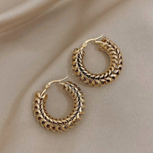 Micara - Golden Twist Hoops - Ohrringe – Gold