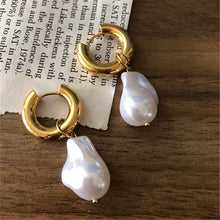 Micara - Pearl Drop - Ohrringe – Gold