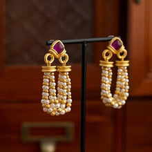 Micara - Royal Pearl - Ohrringe – Rot
