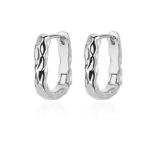 Micara - Twisty Huggies - Ohrringe – Silber