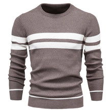 Primus - Strickpullover - Gestreiftes Akzentdesign – Braun