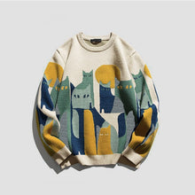 PurrPatch - Unisex Sweatshirt mit Katze – Beige
