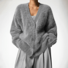 Rhea - Couture Strickjacke – Dunkelgrau