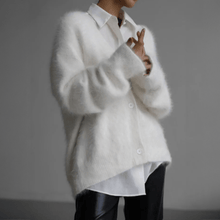 Rhea - Couture Strickjacke – Weiß
