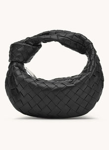 Miemossa - Schicke Geflochtene Hobo-Tasche – Schwarz