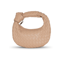 Miemossa - Schicke Geflochtene Hobo-Tasche – Khaki