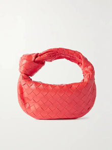 Miemossa - Schicke Geflochtene Hobo-Tasche – Rot