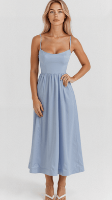 Tamara - Maxikleid - Ärmellos – Hellblau