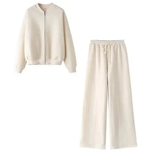 Tiera - Jacke und Hose Set - Gemütliche Herbstmode – Beige