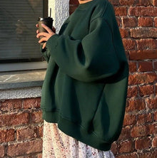 Vanna - Basic-Pullover - Übergrößen-Passform – Grün