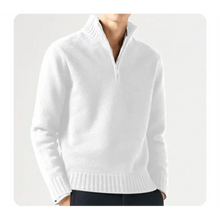 Wade - Rollkragenpullover - Halbreißverschluss-Stil – Weiß
