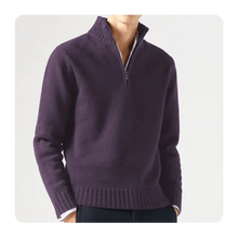 Wade - Rollkragenpullover - Halbreißverschluss-Stil – Lila