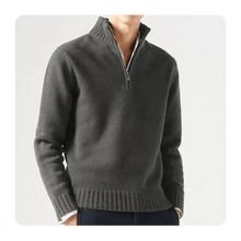 Wade - Rollkragenpullover - Halbreißverschluss-Stil – Grau