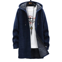 Wilhelm - Sweatshirt mit Kapuze – Blau