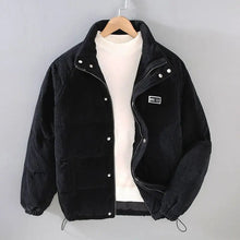 William - Unisex Stylische, leichte Winterjacke – Schwarz