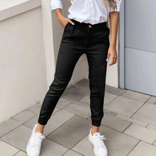 Winona - Jogger-Hose - Hohe Taille – Schwarz