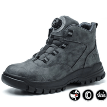 Wyatt - Stoßfeste Sicherheitsstiefel - Drehverschluss-Schnürsystem – Grau