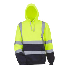 Yosef - Reflektierender Hoodie - Sicherheits-Arbeitskleidung – Fluoreszierend Grün