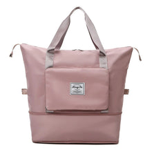 Leichte wasserdichte Wochenendtasche – erweiterbare Tragetasche – Rosa