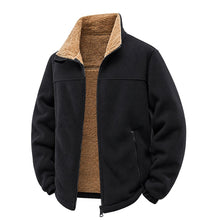 Bridley – Fleecejacke Mit Reißverschluss Und Sherpa Futter – Schwarz