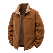 Bridley – Fleecejacke Mit Reißverschluss Und Sherpa Futter – Braun