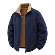 Bridley – Fleecejacke Mit Reißverschluss Und Sherpa Futter – Blau