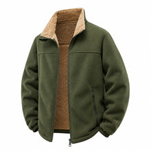 Bridley – Fleecejacke Mit Reißverschluss Und Sherpa Futter – Grün