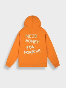 Lässige Hoodie Mit Rückenprint Für Herren | Perfekt für lässige Tage – Orange