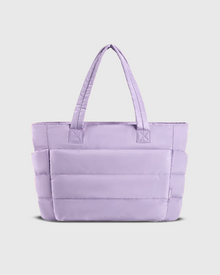 Gepolsterte Shopper-Tasche | Stilvoll & Praktisch | Leicht & Geräumig – Lila