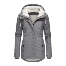 Dalila -  Elegante Winterjacke für Damen – Grau