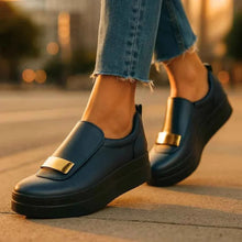 Plateau Loafer Damen – Blau