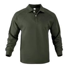 Langarm-Poloshirt | Klassischer Kragen | Sportlich-eleganter Stil – Grün