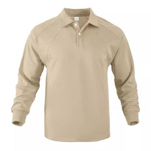 Langarm-Poloshirt | Klassischer Kragen | Sportlich-eleganter Stil – Beige