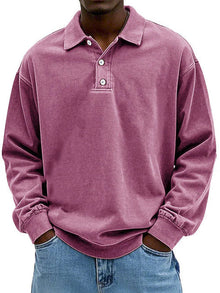 Johannes - Vintage Langärmelig Hemd – Rosa