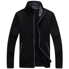 Iker - Bequeme Jacke mit Zipper – Schwarz
